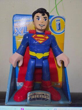 DC Super Friends Imaginext DC Super Friends Superman Xl Toy 10-In Figure